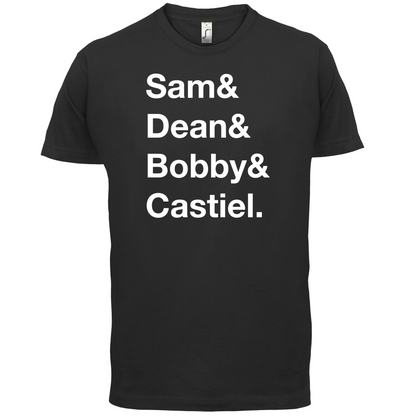 Sam & Dean & Bobby & Castiel T Shirt