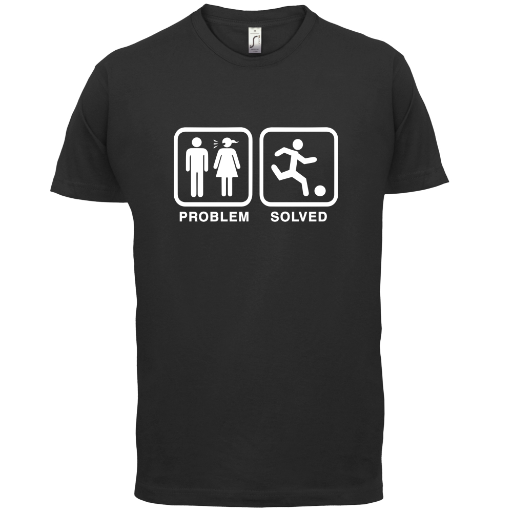 Problem Solved Football  T Shirt