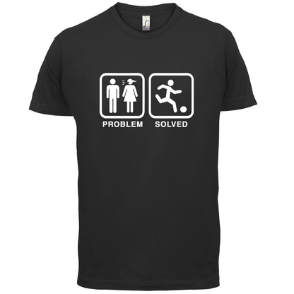 Problem Solved Football  T Shirt