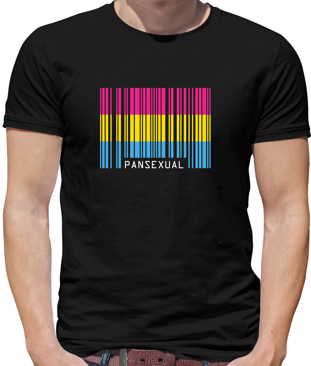 LGBT Barcode Flags - Pan Sexual T Shirt