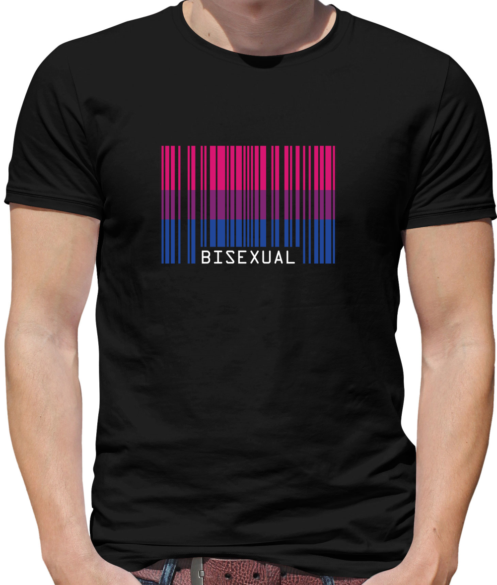 LGBT Barcode Flags - Bisexual T Shirt
