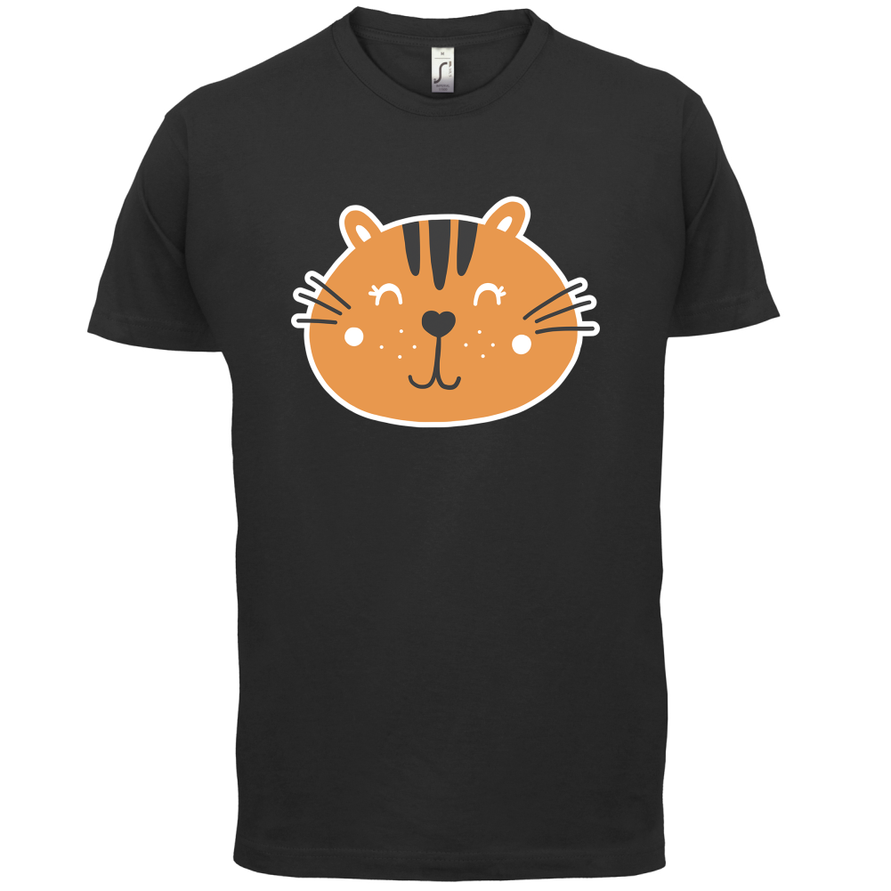 Smiley Face Tiger T Shirt