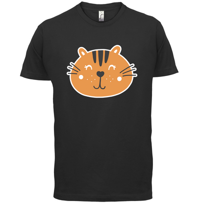 Smiley Face Tiger T Shirt
