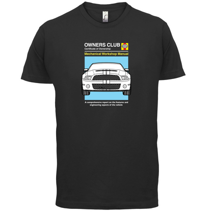 Car Owners Manual Mustang Mustang T Shirt