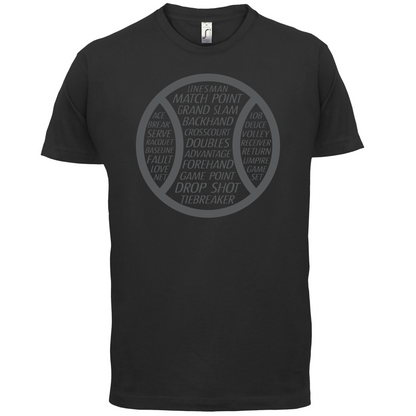 Tennis Word Ball T Shirt