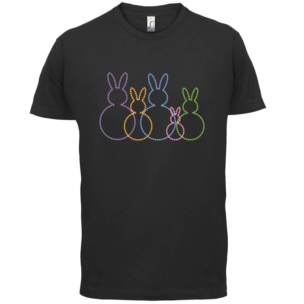 Bunny Family Outline T Shirt