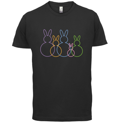 Bunny Family Outline T Shirt