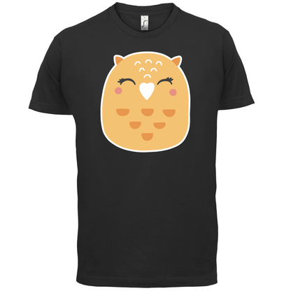 Smiley Face Mrs Owl T Shirt