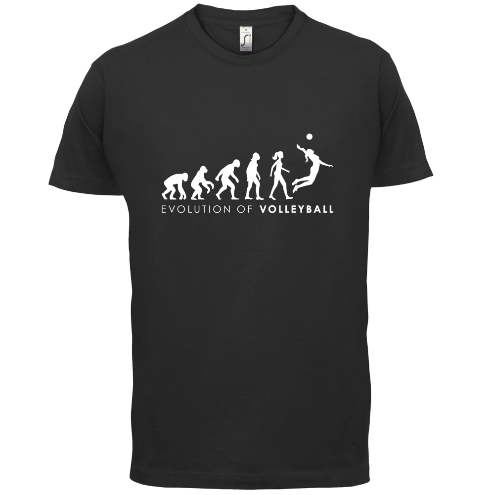 Evolution Of Woman Volleyball T Shirt
