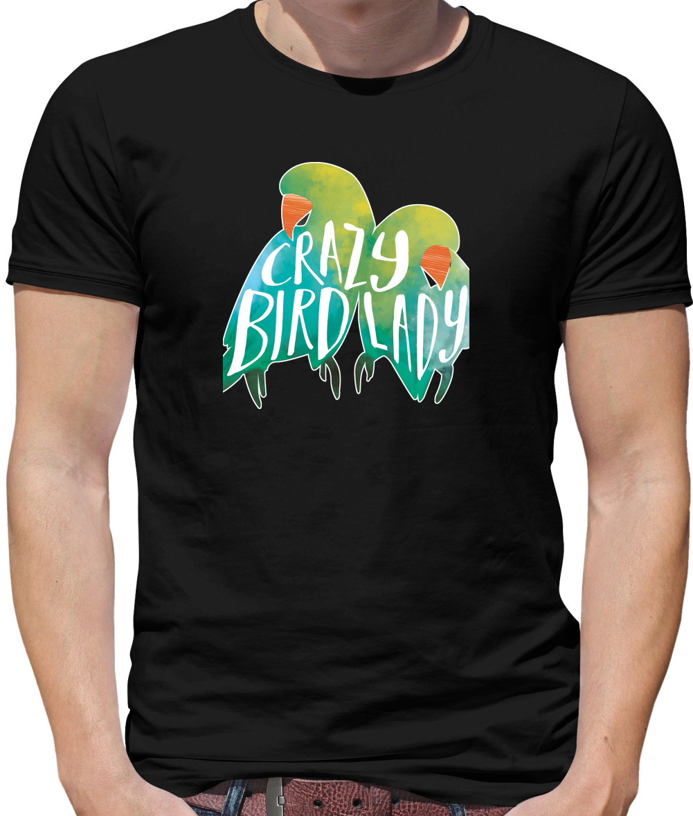 Crazy Bird Lady T Shirt