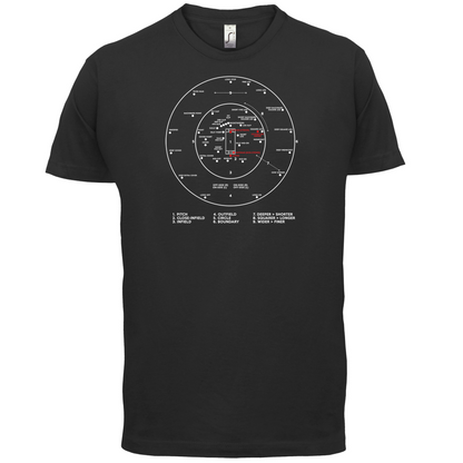 Cricket Ground Diagram T Shirt