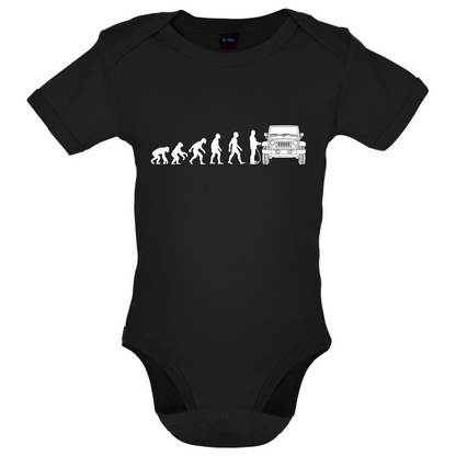 Evolution of Man JK Driver Baby T Shirt