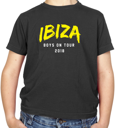 Boys On Tour Ibiza Kids T Shirt