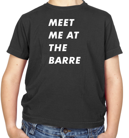 Meet Me At The Barre Kids T Shirt