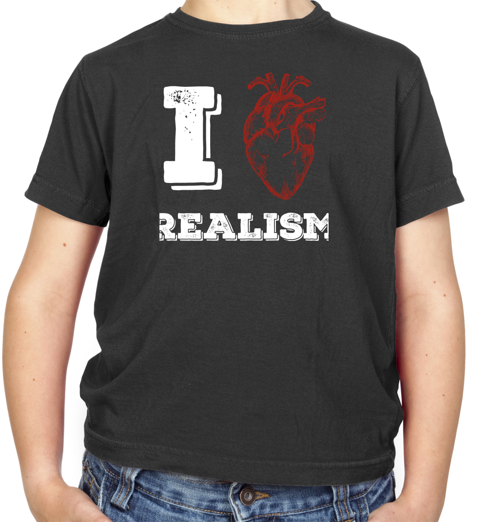 I Heart Realism Kids T Shirt