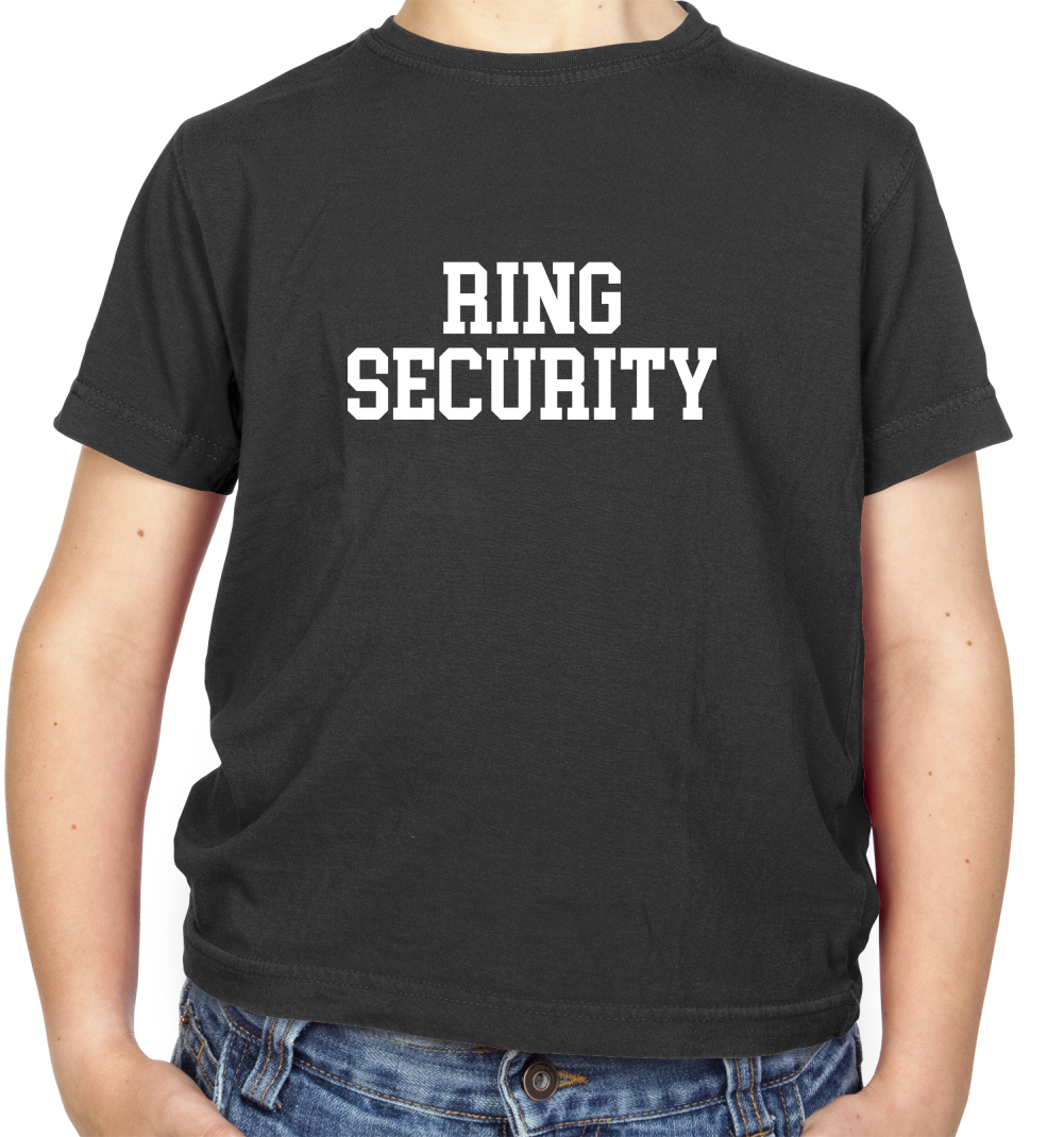 Ring Security Kids T Shirt
