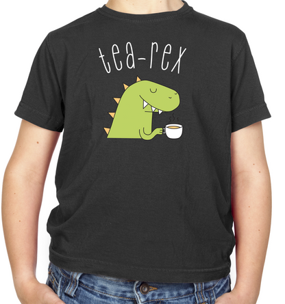 Tea-Rex Kids T Shirt