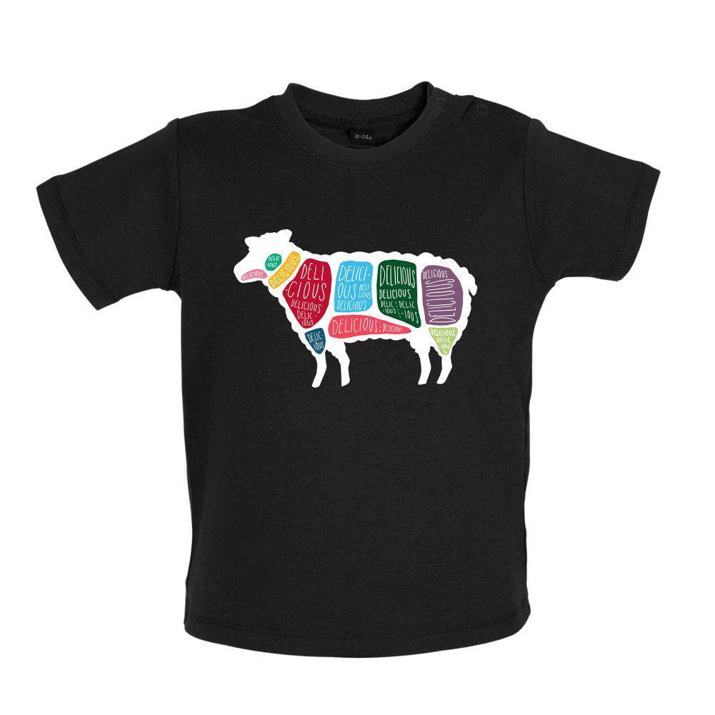 Delicious Sheep Baby T Shirt