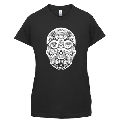Mexican Sugar Candy Skull T Shirt