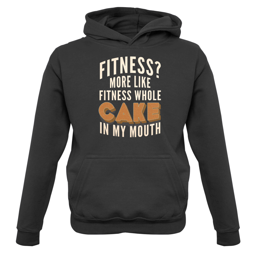Fitness Cake In My Mouth Kids T Shirt