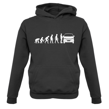 Evolution of Man T4 Campervan Kids T Shirt