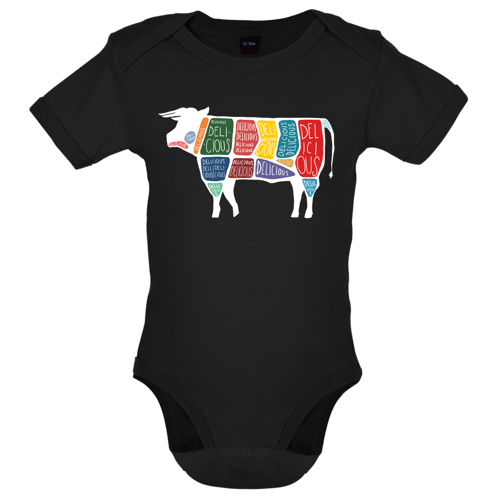 Delicious Cow Baby T Shirt