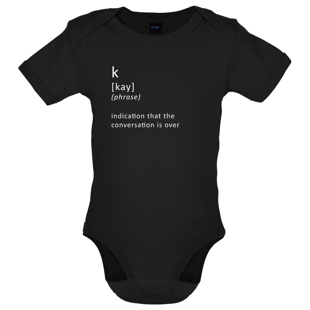 Funny Definition K Baby T Shirt