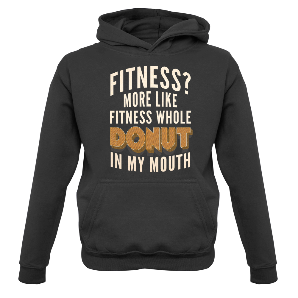 Fitness Donut In My Mouth Kids T Shirt