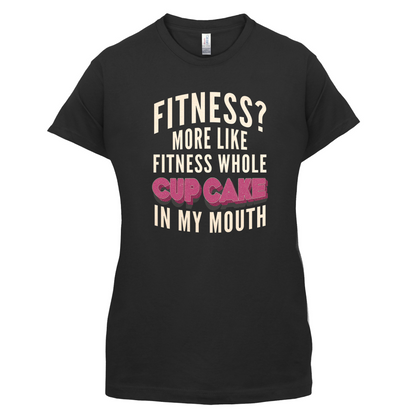 Fitness Cupcake In My Mouth T Shirt