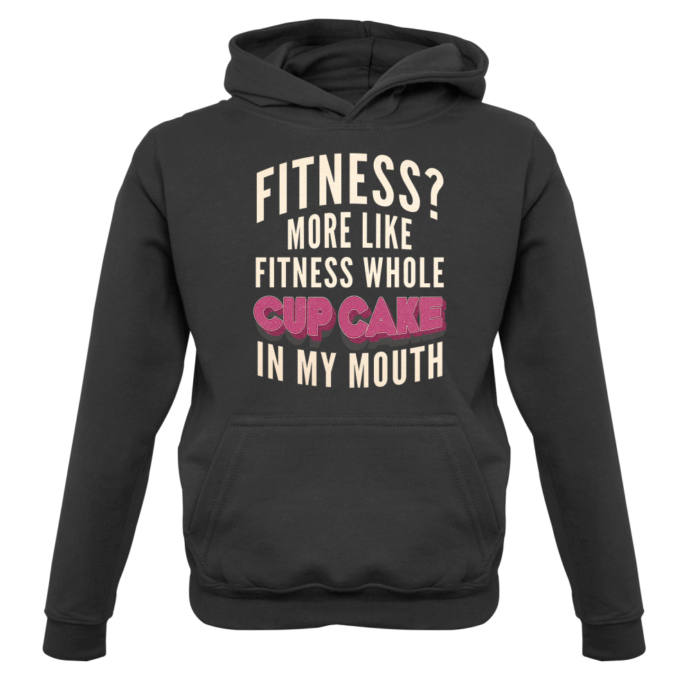 Fitness Cupcake In My Mouth Kids T Shirt