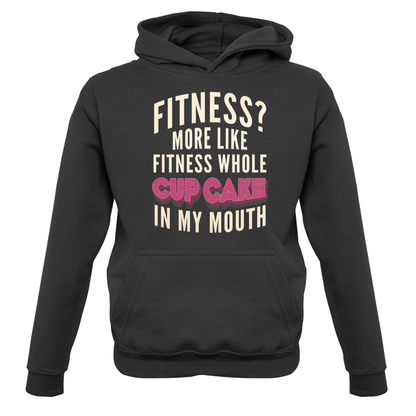 Fitness Cupcake In My Mouth Kids T Shirt