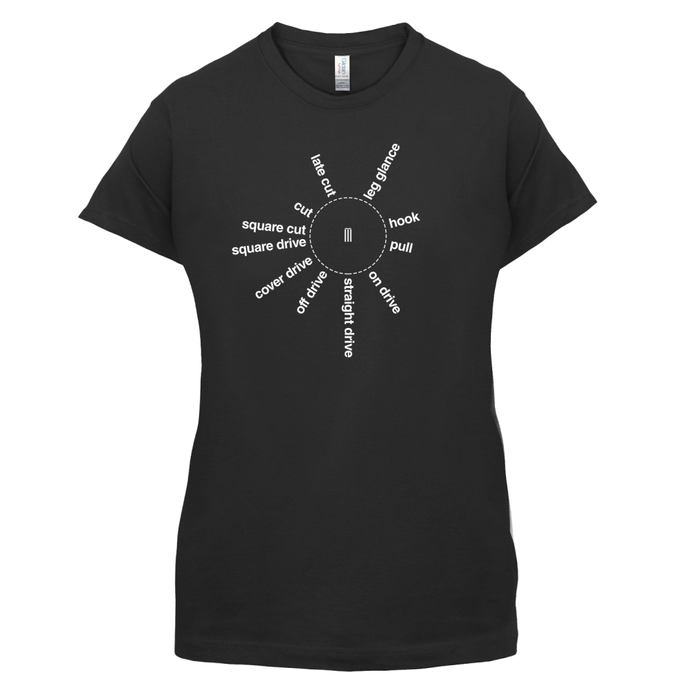 Cricket Batting Angles T Shirt