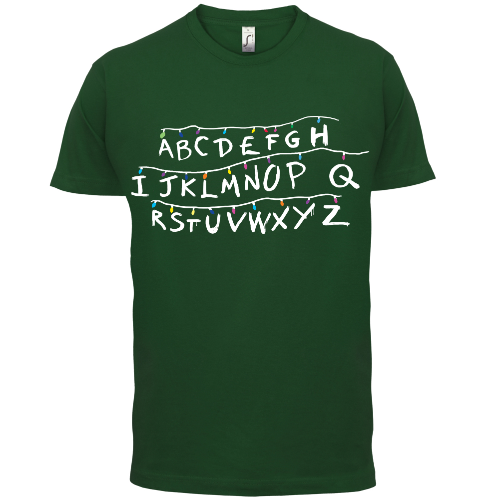 Stranger Alphabet T Shirt