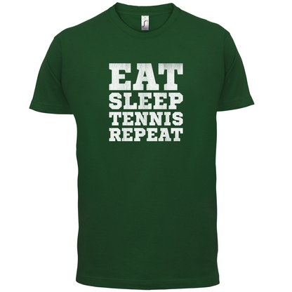 Eat Sleep Tennis Repeat T Shirt