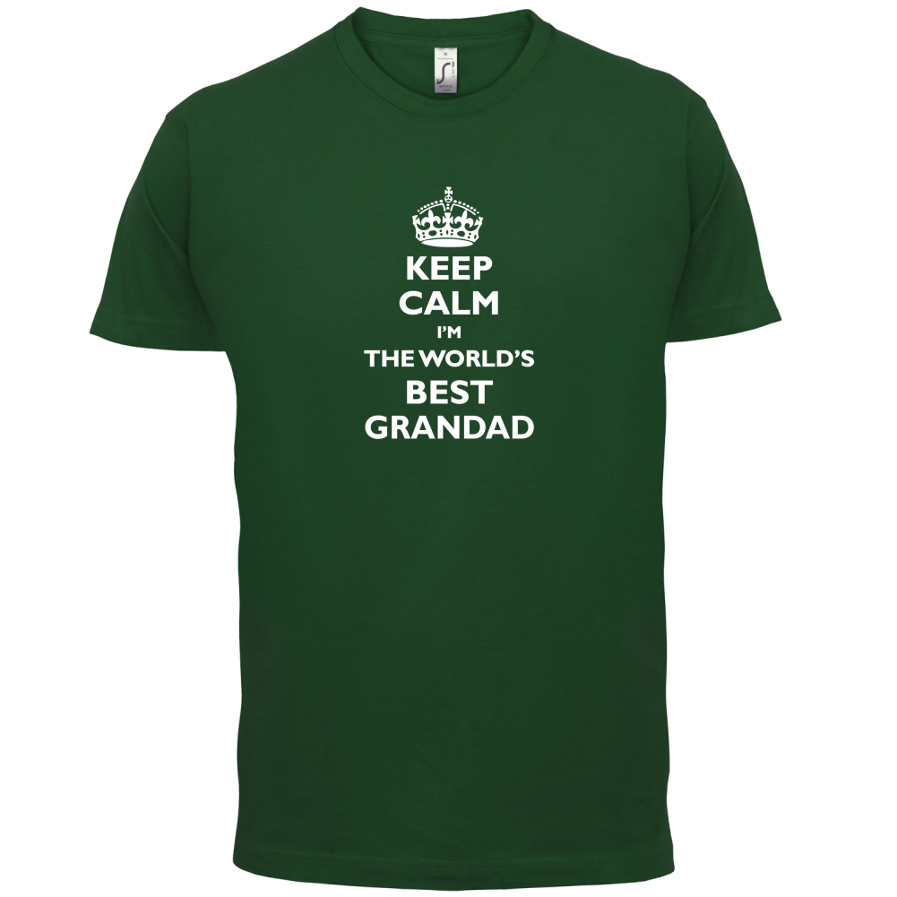 Keep Calm I'm The Worlds Best Grandad T Shirt