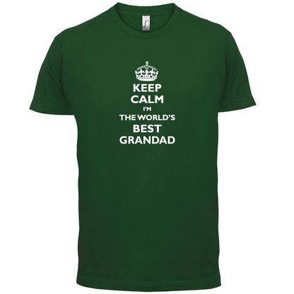 Keep Calm I'm The Worlds Best Grandad T Shirt