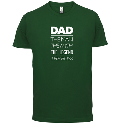 The Man The Myth The Legend The Boss T Shirt