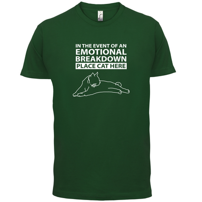 Emotional Breadown Place Cat Here T Shirt