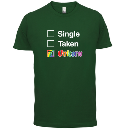 Single Taken Unicorn T Shirt