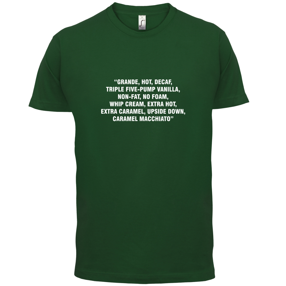 Long Coffee Order T Shirt