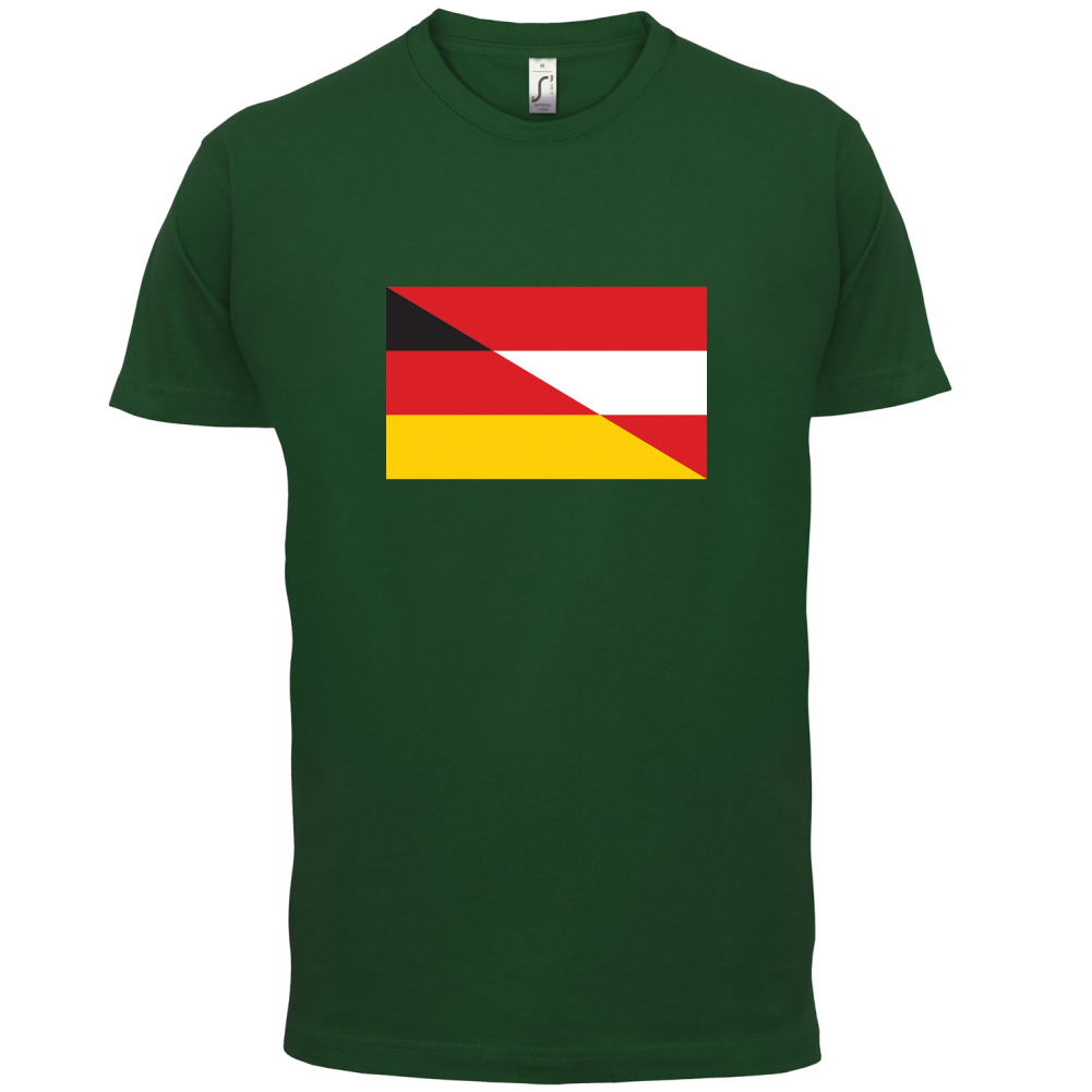 Half German Half Austrian Flag T Shirt
