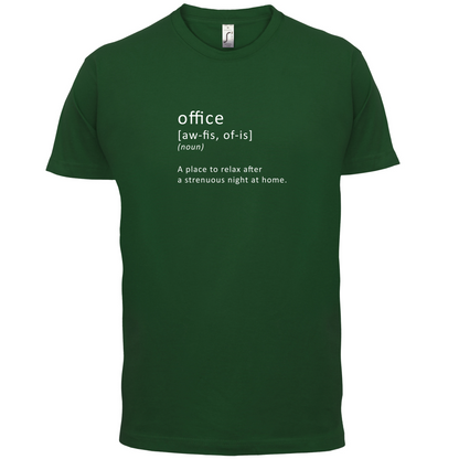 Funny Definition Office T Shirt