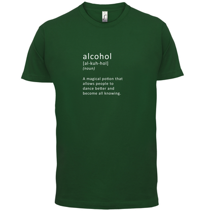 Funny Definition Alcohol T Shirt