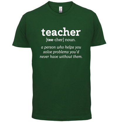 Definition Teacher T Shirt