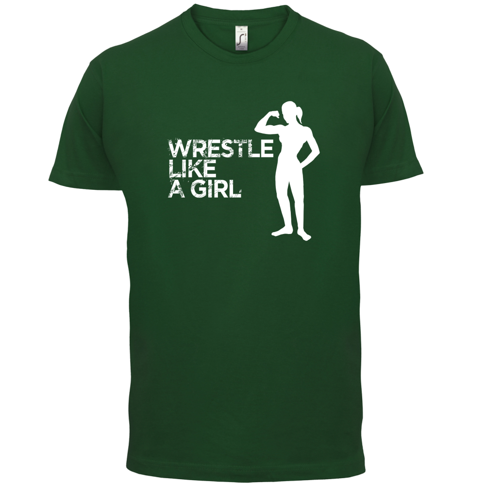 Wrestle Like A Girl T Shirt