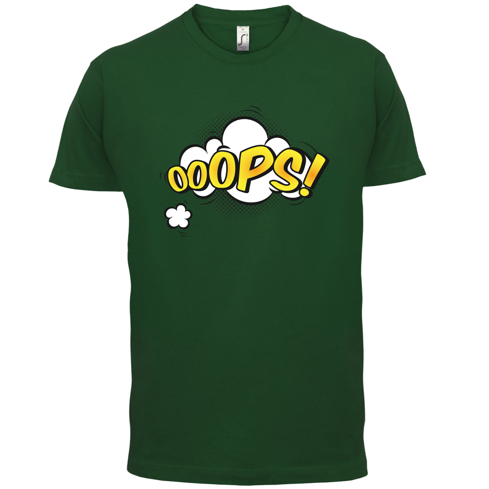 Oops! Word Art T Shirt