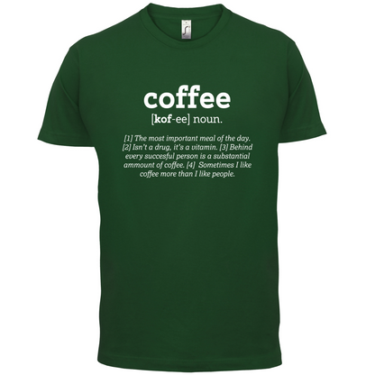 Definition Coffee T Shirt
