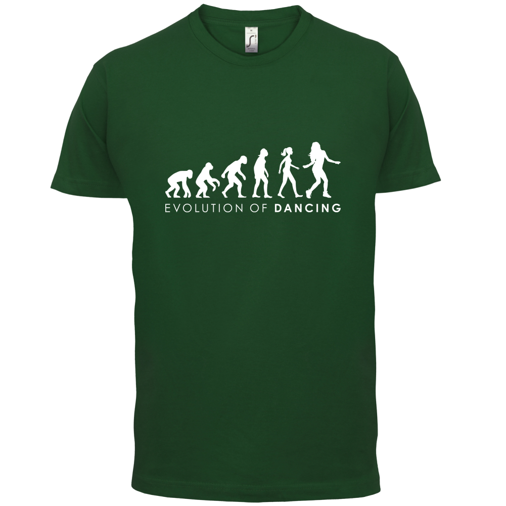 Evolution Of Woman Dancing  T Shirt