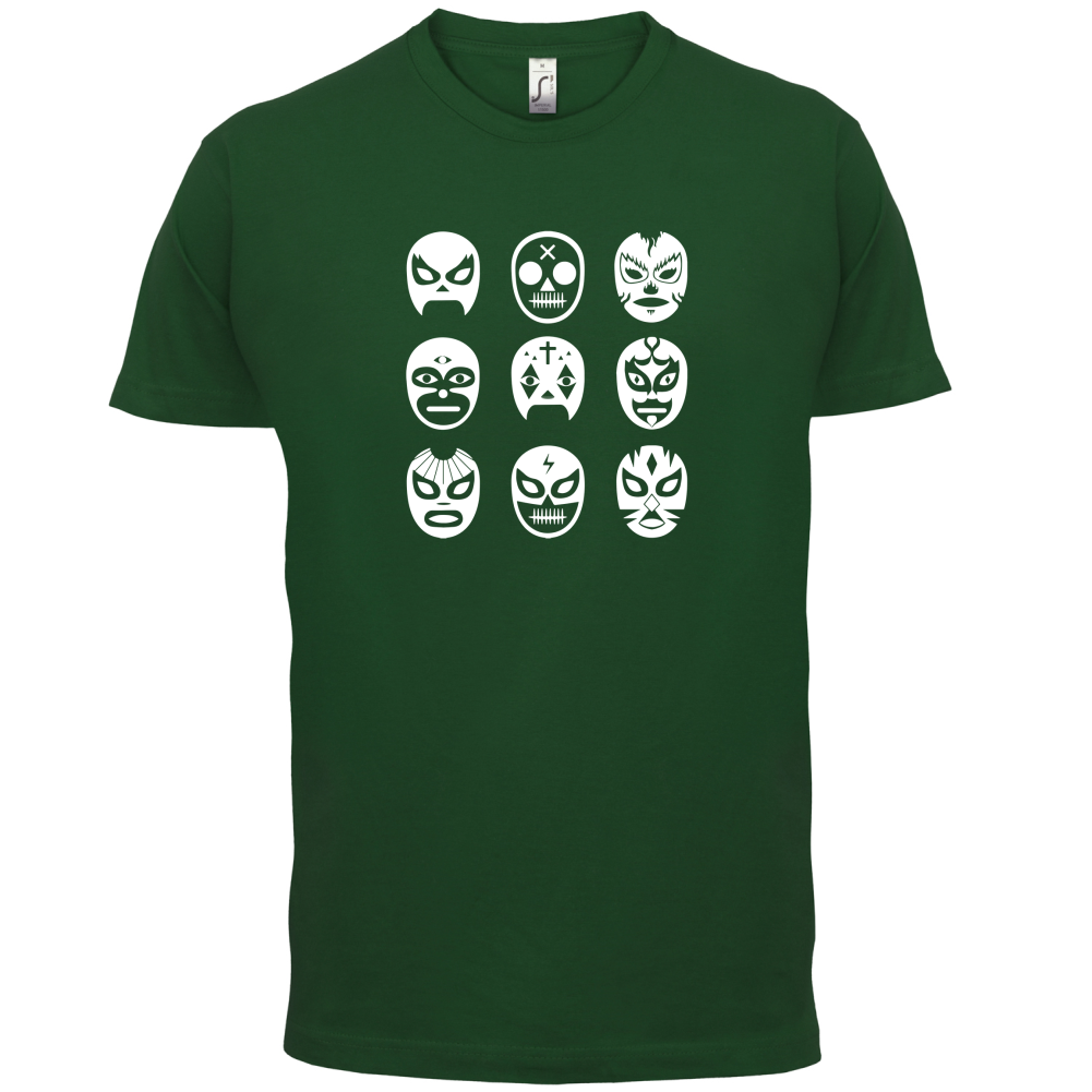 Lucha Masks  T Shirt