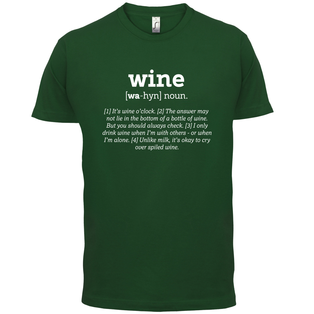 Definition Wine T Shirt